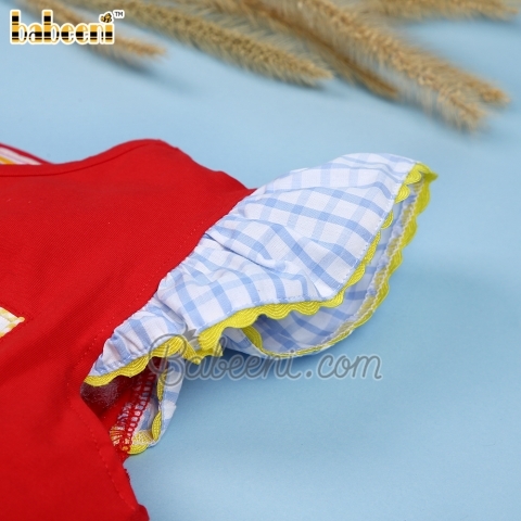 Vive La Fete Puppies Smocked 2 Piece Pant Set